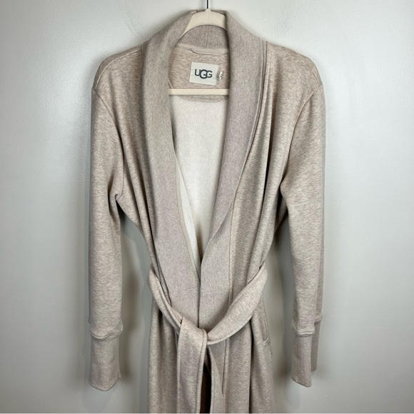 UGG Intimates & Sleepwear Ugg Oatmeal Karoline Fleece Robe Medium Poshmark